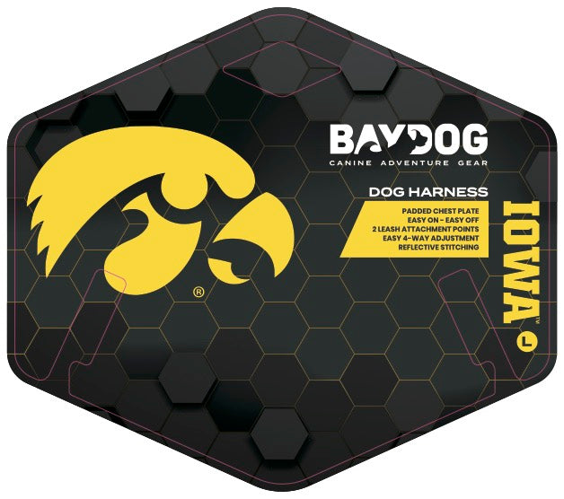 Iowa Hawkeyes Dog Harness