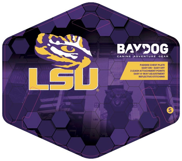 LSU Tigers Dog Harness