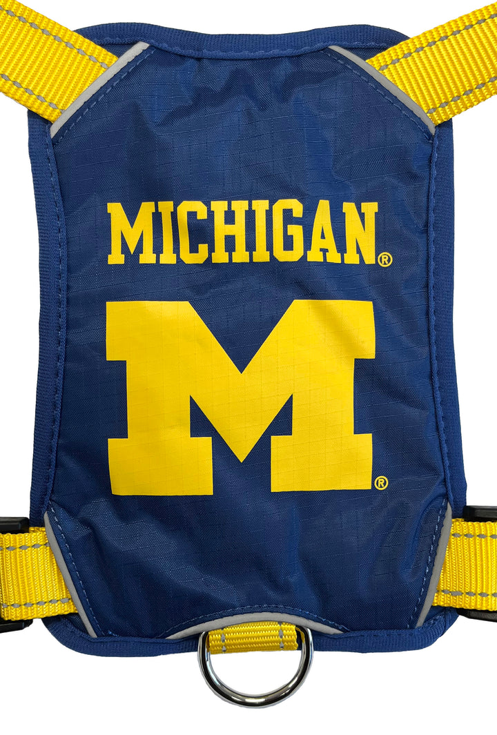 Michigan Wolverines Dog Harness