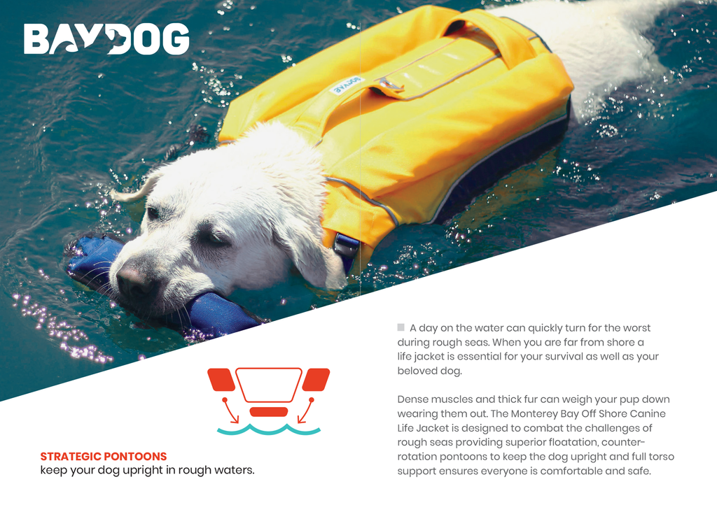 Monterey Bay Dog LifeJacket OffShore | Features