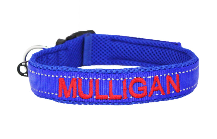 Embroidered Dog Collar | Baydog Blue