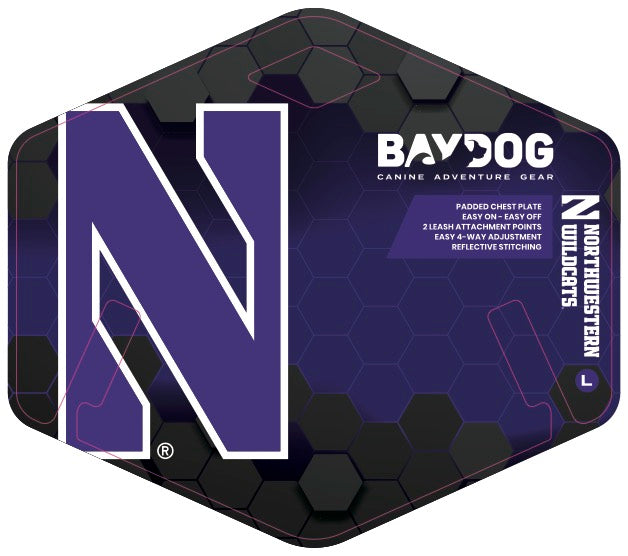 Northwestern Wildcats Dog Harness