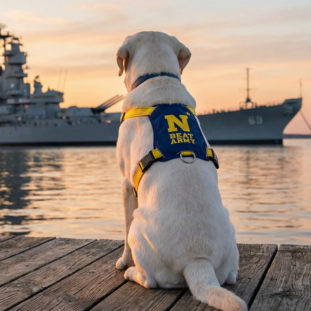Naval Academy Dog Harness
