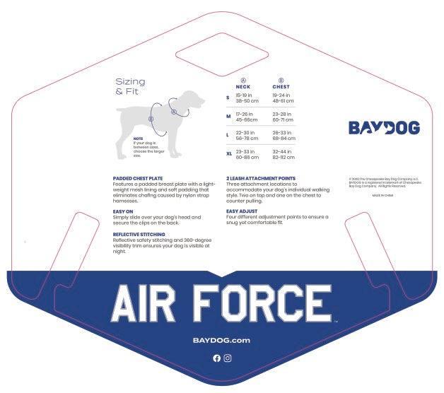 Air Force Falcons Dog Harness