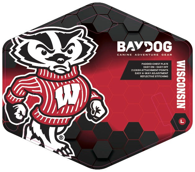 Wisconsin Badgers Dog Harness