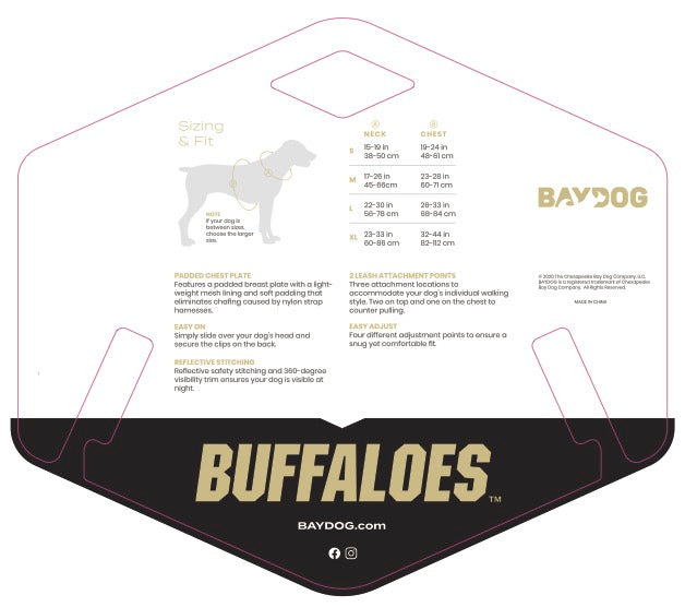 Colorado Buffaloes Dog Harness